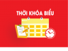 Thời khóa biểu áp dụng từ 30.9.2024