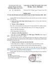 THÔNG BÁO CÔNG BỐ DANH SÁCH TRÚNG TUYỂN BỔ SUNG VÀO LỚP 10 NĂM HỌC 2026 - 2027