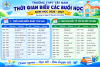 THỜI GIAN BIỂU CÁC BUỔI HỌC – NĂM HỌC 2026 – 2027